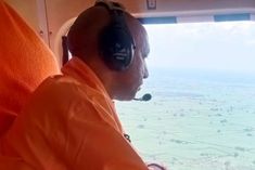 cm yogi will conduct aerial survey of flood affected areas today rain alert issued in many areas