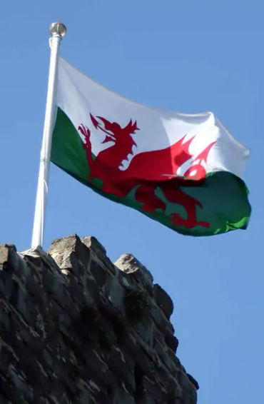 wales, united kingdom, merlin, welsh, flag, origin