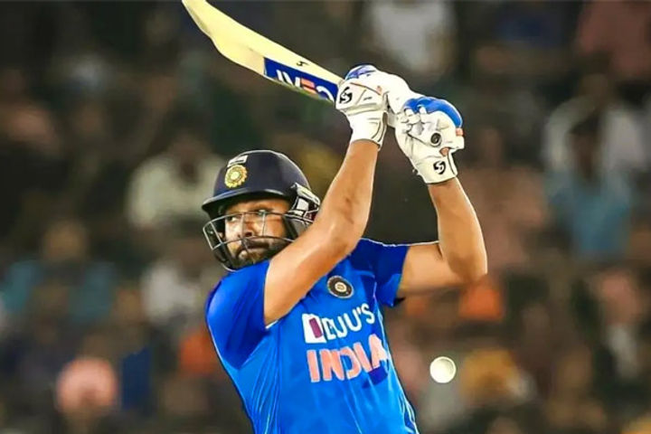 Rohit Sharma became the batsman to hit the most sixes in T20 International as soon as he hit the 176