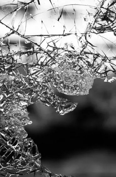 glass, sand, lime, soda, ash, high temperature