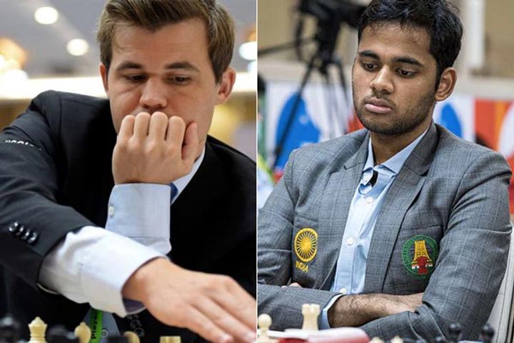 Indian Grandmaster Arjun Erigaisi lost to Magnus Carlsen in the Julius Baer Cup