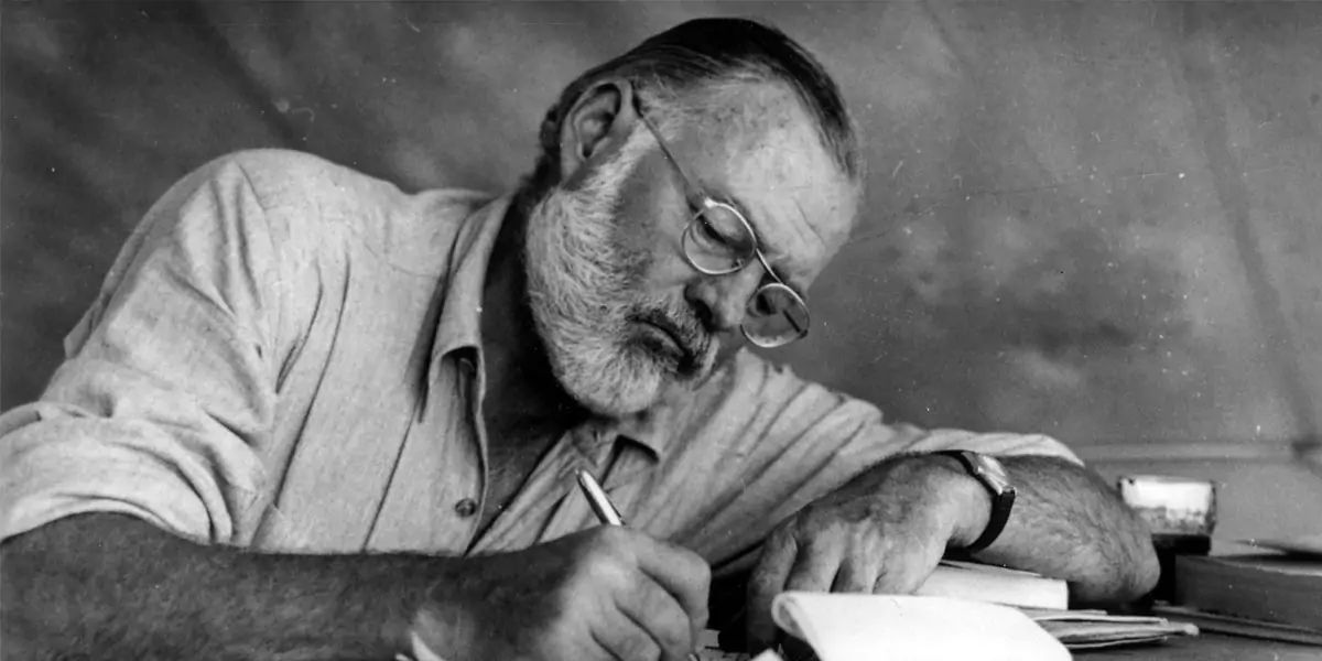 pencil, Hemingway, lead, writing, ink, black, typed