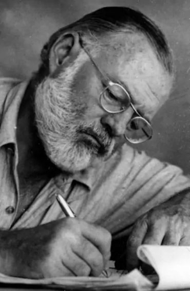 pencil, Hemingway, lead, writing, ink, black, typed