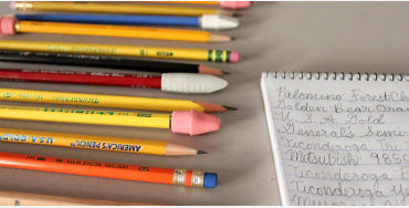 pencil, Hemingway, lead, writing, ink, black, typed