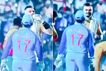 Yuzvendra Chahal kneels on Tabrez Shamsi in a filled field, video surfaced