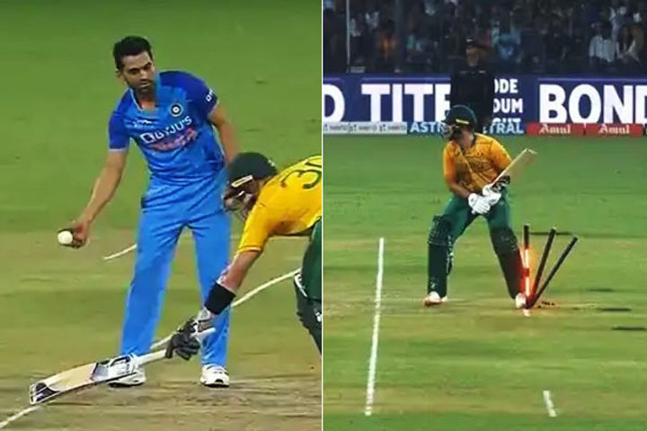deepak chahars sportsmanship won the heart mankading did not run out deepak chahars sportsmanship won the heart mankading did not run out
