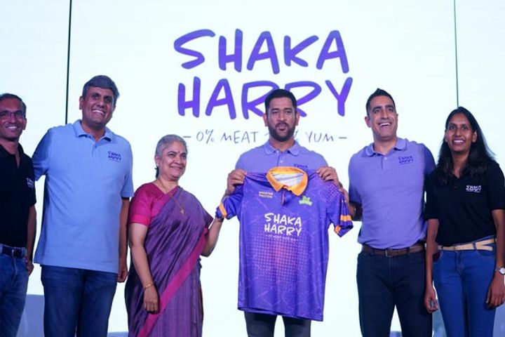 dhoni invests in plant based protein startup shaka harry