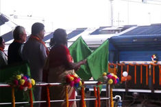 president murmu flagged off the expansion of two trains of north frontier railway