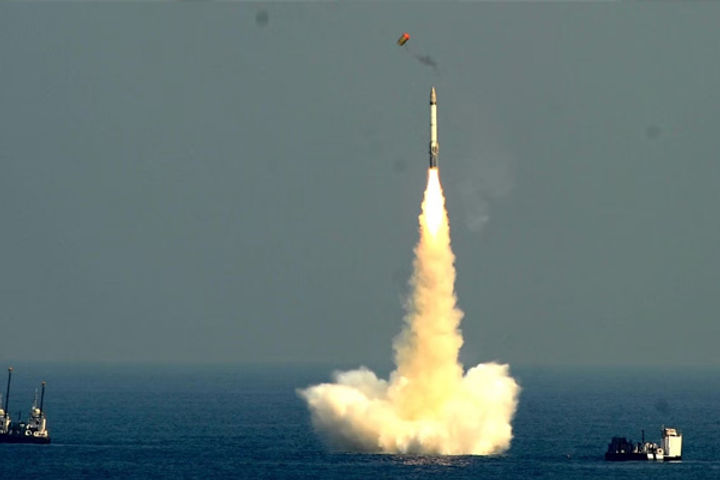 successfully testfired submarine launch ballistic missile from ins arihant