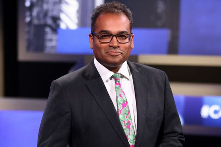 news anchor krishnan guru murthy was off air for a week abusing the british minister