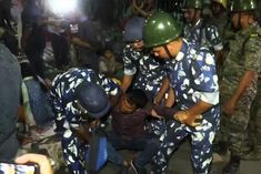 police detains tet pass candidates protesting in kolkata