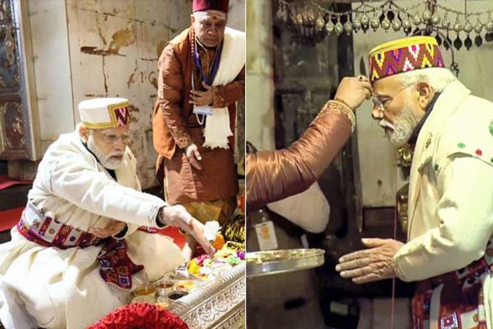 prime minister reached baba kedars door today will give a gift of rs 3400 crore to uttarakhand