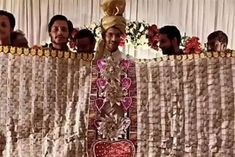 pakistani groom seen wearing a huge garland of notes a joke flying on social media