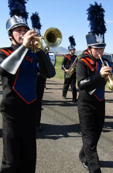 trombone, players, drumbeat, trombone suicide, head chop