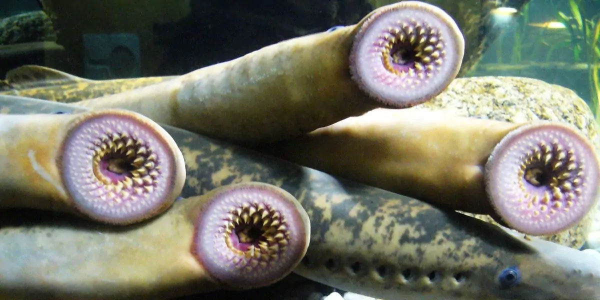 sea lamprey, Atlantic Ocean, Welland Canal, Lake Ontario, Lake Erie,