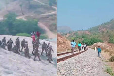 blast on udaipur ahmedabad railway track ats nia and rail police engaged in investigation 
