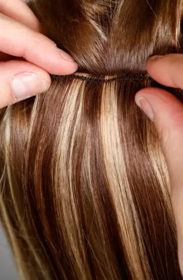 extensions, hair, clip