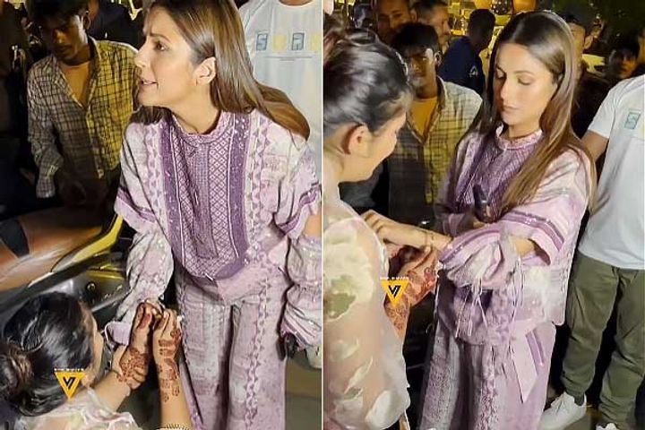 seeing shahnaz gill the fan sat on her knees started crying hugging her seeing shahnaz gill the fan sat on her knees started crying hugging her