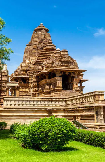 Khajuraho, city, india, temples