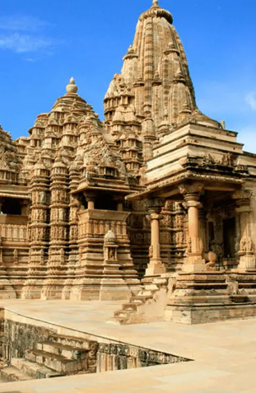 Khajuraho, city, india, temples