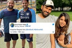 Despite being injured, Hitman scored Fifty, wife and teammates praised the innings