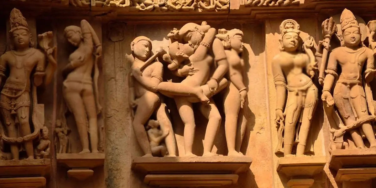 khajuraho, city, india, temples