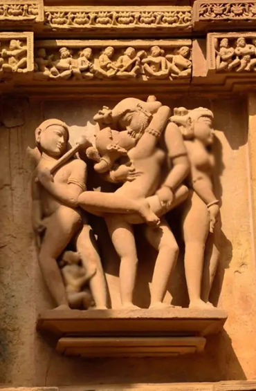 khajuraho, city, india, temples
