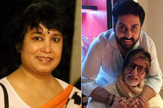 taslima said abhishek is not as talented as amitabh the actor replied to the writer