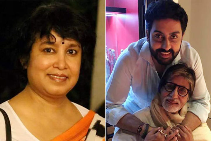 taslima said abhishek is not as talented as amitabh the actor replied to the writer
