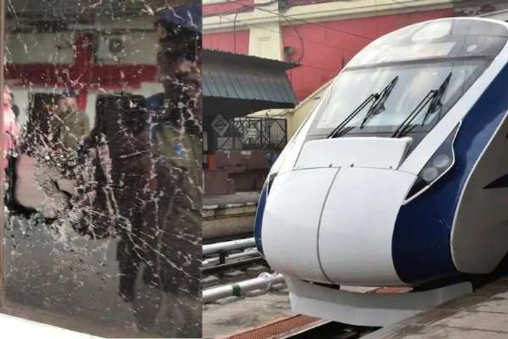 stones pelted on vande bharat train for second consecutive day in west bengal 2 coaches damaged