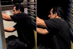 Sonu Sood was seen traveling sitting on the foot of the train, Northern Railway reprimanded