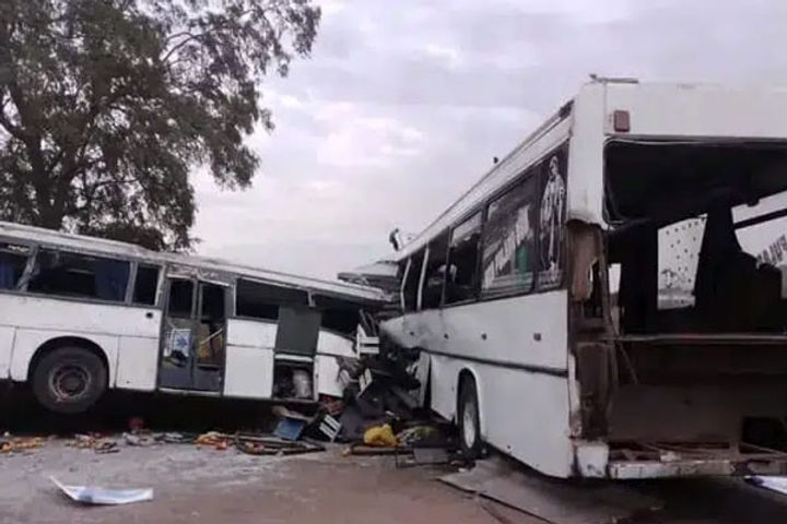 40 killed 87 injured in senegal bus collision