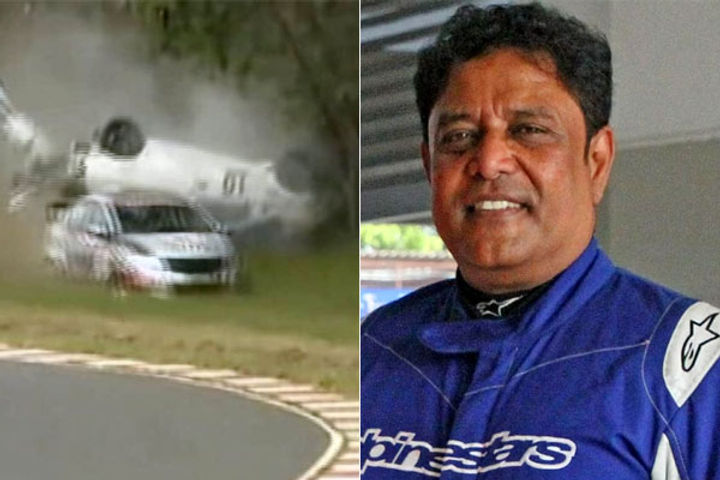 racer k e kumar died in a car accident