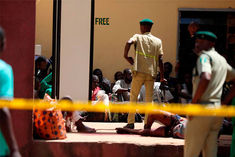 31 held hostage after train station attack in nigeria
