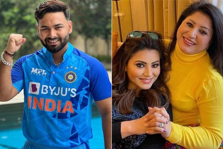 urvashis mother meera rautela visits rishabh pant in the hospital