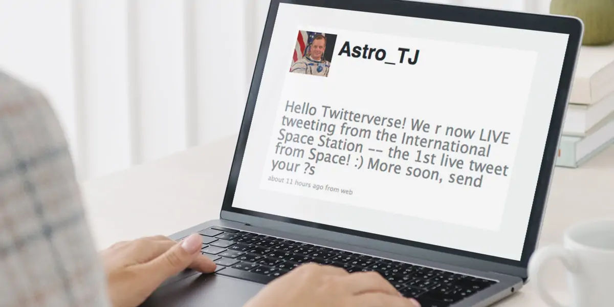 Timothy "TJ" Creamer, tweet, twitter, space, mit