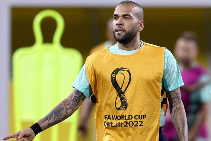 footballer dani alves arrested in rape case spanish woman alleges
