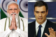 pm modi discusses bilateral relations with spanish counterpart