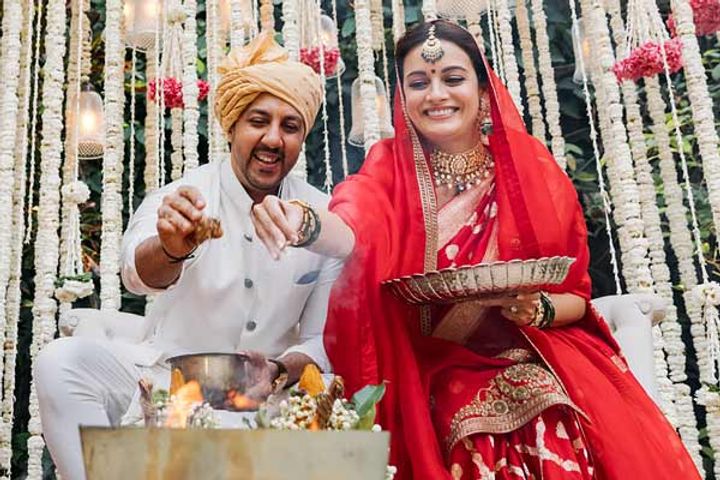 dia mirza shares unseen video from her wedding on 2nd anniversary