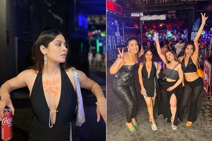 bride to be written on the chest now krishna mukherjee is being compared to urfi javed