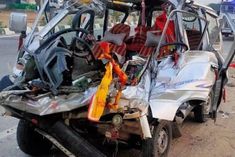 Horrific accident on Jaipur Kota highway painful death of 4 people