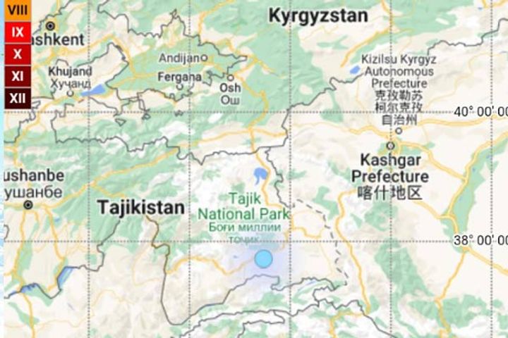 Earthquake again in Faizabad Afghanistan