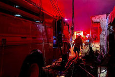 major fire breaks out at oil storage warehouse in jakarta 17 killed