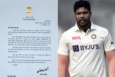 Prime Minister Modi wrote a letter to cricketer Umesh Yadav