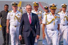 anthony albanese visits ins vikrant