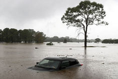 floods after record breaking rains in australia