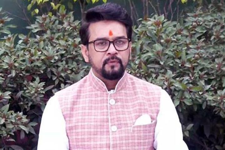 rahuls average attendance in lok sabha is low anurag thakur raised the question