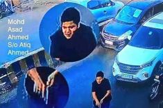 new cctv of umesh pal murder case shooter caught umesh running in the street