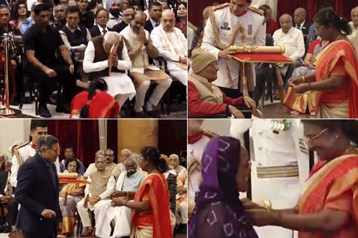 106 people honored with Padma Awards