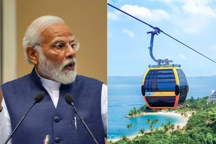 countrys first urban transport ropeway in varanasi cost 644 crore